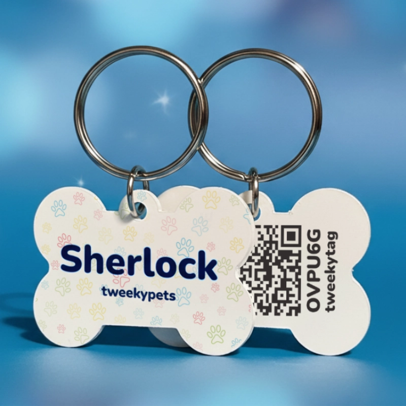 Medalla Inteligente TweekyPets en Metal con Resina Protectora