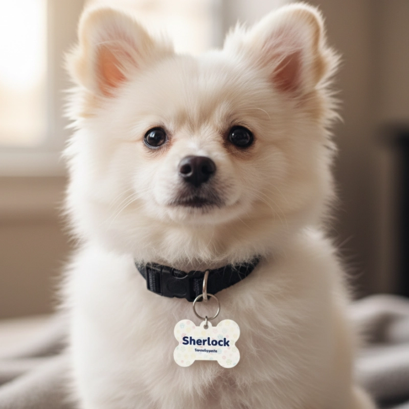 Medalla Inteligente TweekyPets en Metal con Resina Protectora