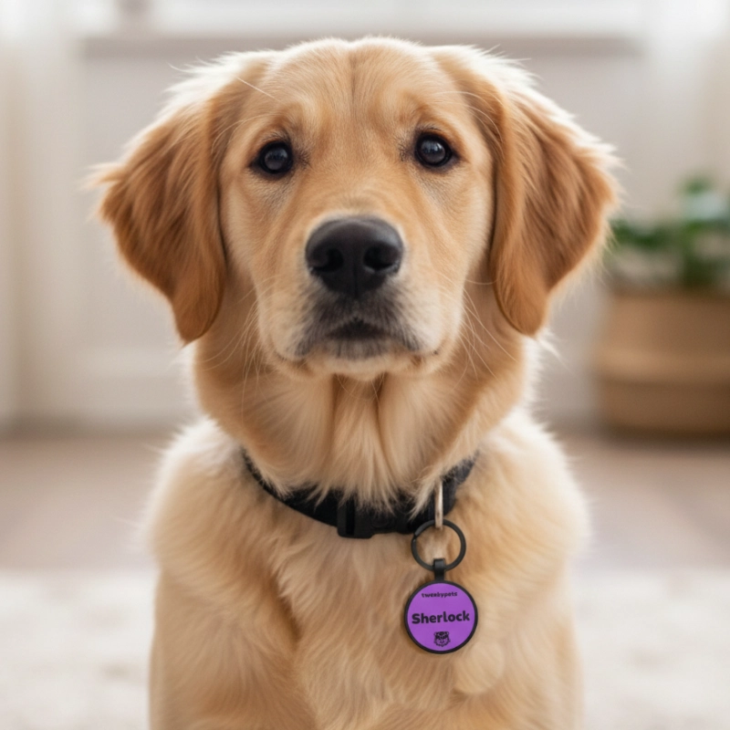 Medalla Silicona Redonda Morada